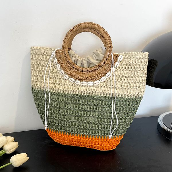evening bags summer handmade straw for women handbags rattan boho drawstring basket bag large woven handle crochet beach 230625
evening bags summer handmade straw for women handbags rattan boho drawstring basket bag large woven handle crochet beach 230625