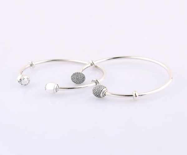 authentic 925 sterling silver moments silver open cuff bangle with pave caps fits european style jewelry charms beads 59643902zc4738551, Black
authentic 925 sterling silver moments silver open cuff bangle with pave caps fits european style jewelry charms beads 59643902zc4738551, Black