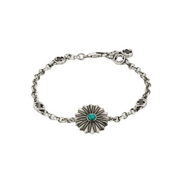 2023 gujia s925 sterling silver used sunflower turquoise bracelet for men and women, Black
2023 gujia s925 sterling silver used sunflower turquoise bracelet for men and women, Black
