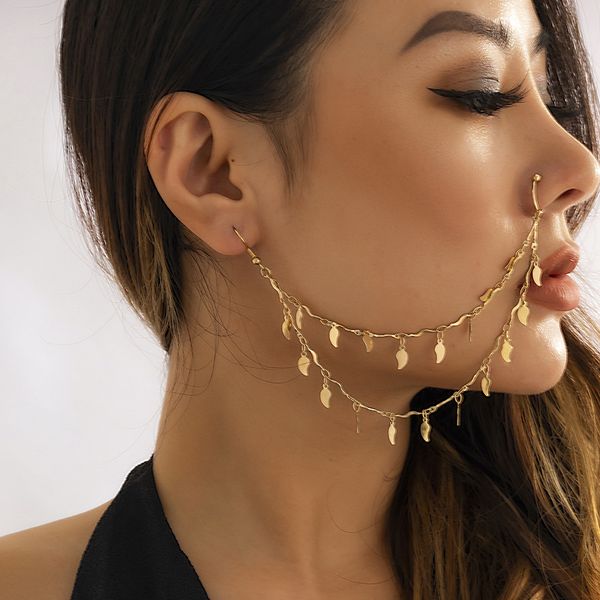 Moon Star Leaf Tassel Nose Rings Women Ethnic Style Color Rhinestone Pearl Nose Studs Butterfly Planet Body Jewelry Accessories European
Moon Star Leaf Tassel Nose Rings Women Ethnic Style Color Rhinestone Pearl Nose Studs Butterfly Planet Body Jewelry Accessories European