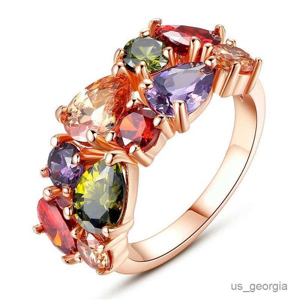 band rings luxury female rainbow crystal stone ring cute rose gold color charm flower engagement rings for women wedding bands cz jewelry r2, Silver
band rings luxury female rainbow crystal stone ring cute rose gold color charm flower engagement rings for women wedding bands cz jewelry r2, Silver