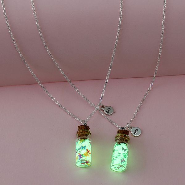 2pack butterfly heart star luminous sequins bottle pendant bff necklaces of 2 friends for girls friendship jewelry gifts, Red;brown
2pack butterfly heart star luminous sequins bottle pendant bff necklaces of 2 friends for girls friendship jewelry gifts, Red;brown