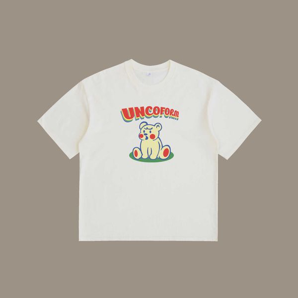 maminqin summer vintage loose round neck bear print couple short sleeve t-shirt unisex, White;black
maminqin summer vintage loose round neck bear print couple short sleeve t-shirt unisex, White;black