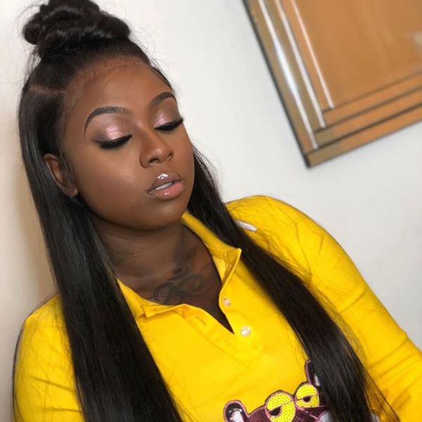 lace frontal wig bone straight brazilian human hair hd transparent lace wigs pre plucked with baby hair for black women, Black;brown
lace frontal wig bone straight brazilian human hair hd transparent lace wigs pre plucked with baby hair for black women, Black;brown