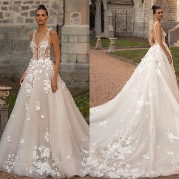 berta a line wedding dresses for bride v neck wedding dress vestidos de novia backless appliques designer bridal gowns, White
berta a line wedding dresses for bride v neck wedding dress vestidos de novia backless appliques designer bridal gowns, White