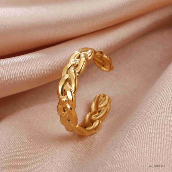 band rings skyrim stainless steel braid twist open ring women gold color wedding band rings 2023 kpop party jewelry gift for friends lover r, Silver
band rings skyrim stainless steel braid twist open ring women gold color wedding band rings 2023 kpop party jewelry gift for friends lover r, Silver