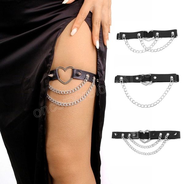 heart love elastic leather belt garter girl women leg accessories black gothic rivet punk thigh garter body jewelry, Slivery;golden
heart love elastic leather belt garter girl women leg accessories black gothic rivet punk thigh garter body jewelry, Slivery;golden