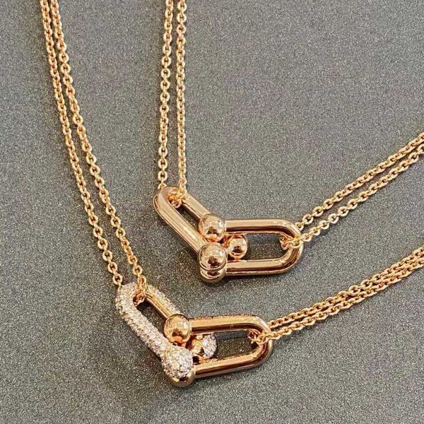 internet celebrity high version baby with the same horseshoe buckle u-shaped cross t-shaped necklace women's hardwear double ring colla, Black
internet celebrity high version baby with the same horseshoe buckle u-shaped cross t-shaped necklace women's hardwear double ring colla, Black