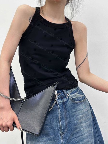 23ss womens designer clothing vest tank vests womens tanks summer new flocking mesh vest tank womens clothes, White
23ss womens designer clothing vest tank vests womens tanks summer new flocking mesh vest tank womens clothes, White