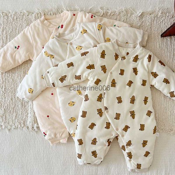 winter baby clothes quilted one piece bodysuit floral romper newborn accessories thicken cotton pajamas boys girls sleeper wear l230625, White
winter baby clothes quilted one piece bodysuit floral romper newborn accessories thicken cotton pajamas boys girls sleeper wear l230625, White