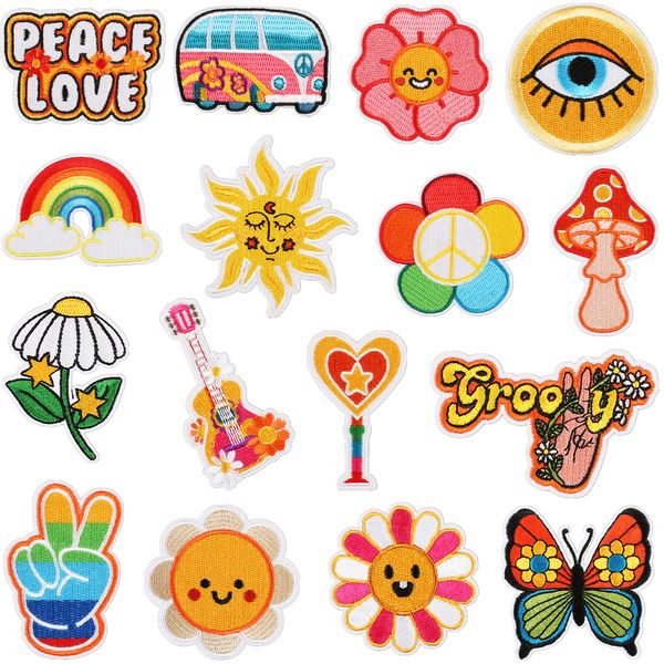 notions cute iron on patches small sun rainbow butterfly embroidered patch appliques for clothing dress hat diy accessories, Black
notions cute iron on patches small sun rainbow butterfly embroidered patch appliques for clothing dress hat diy accessories, Black