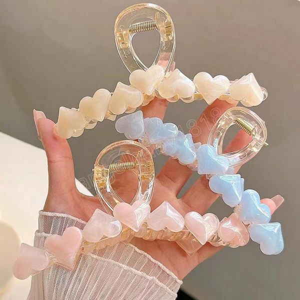 women love claw clip simple solid geometric hair clips elegant oversized retro french classic style hair accessories, Slivery;white
women love claw clip simple solid geometric hair clips elegant oversized retro french classic style hair accessories, Slivery;white