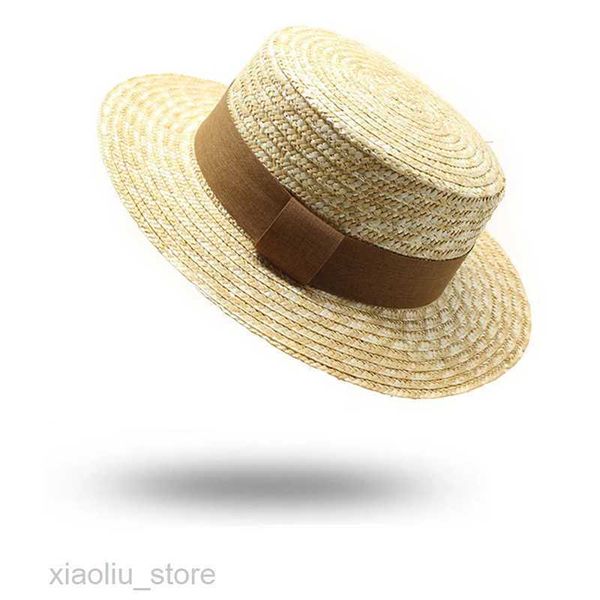 wide brim hats summer women natural wheat sun hat 7cm brim boater derby beach straw hats lady casual spring autumn protection capssun block, Blue;gray
wide brim hats summer women natural wheat sun hat 7cm brim boater derby beach straw hats lady casual spring autumn protection capssun block, Blue;gray