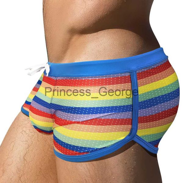men's swimwear summer side split mens swimwear u pouch rainbow beach swimming trunks nylon quick dry board shorts male sport bathing su
men's swimwear summer side split mens swimwear u pouch rainbow beach swimming trunks nylon quick dry board shorts male sport bathing su