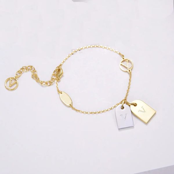 luxury link designer bracelet 18k gold plated stainless steel letter bracelets fashion women statement wedding jewelry, Black
luxury link designer bracelet 18k gold plated stainless steel letter bracelets fashion women statement wedding jewelry, Black