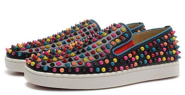 christians red bottomed new wholesale designer men sneakers fashion black sheep skin leather with colorful spikes flat loafers ska yyp evl
christians red bottomed new wholesale designer men sneakers fashion black sheep skin leather with colorful spikes flat loafers ska yyp evl