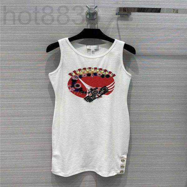 runway dresses designer women cotton vintage vest dress with sequins letter beads girls milan brand luxury tank stretch sleeveless shirt 0a, Black
runway dresses designer women cotton vintage vest dress with sequins letter beads girls milan brand luxury tank stretch sleeveless shirt 0a, Black