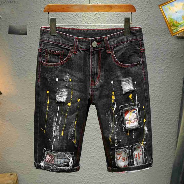 designer jeans shorts luxury high street hip hop pants ripped summer capri man fashion biker elasticity hole short jean q0t1
designer jeans shorts luxury high street hip hop pants ripped summer capri man fashion biker elasticity hole short jean q0t1