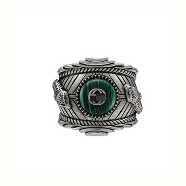 2023 gujia 925 sterling silver double snake tiger head malachite domineering men and women fashion trend ring gift
2023 gujia 925 sterling silver double snake tiger head malachite domineering men and women fashion trend ring gift