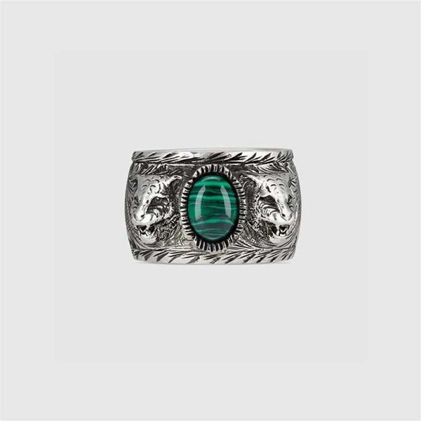 2023 gujia sterling silver tiger head green enamel ring a small number of vintage senior male and female lovers' pair rings
2023 gujia sterling silver tiger head green enamel ring a small number of vintage senior male and female lovers' pair rings