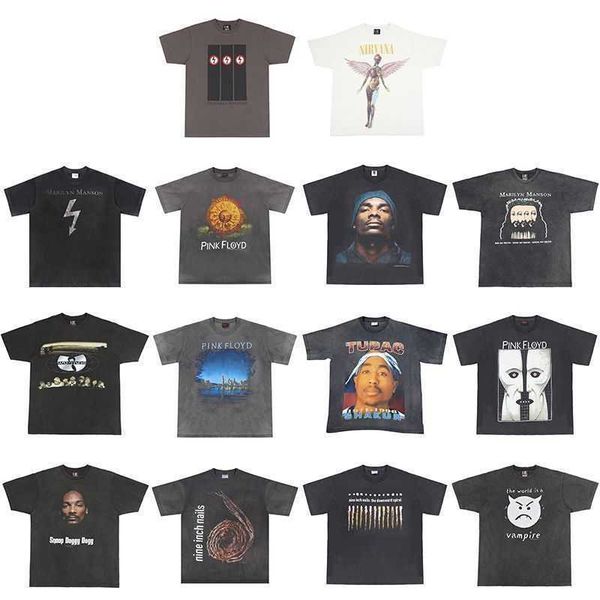 original quality vintage loose high street sports fog style washed vintage vtg short sleeve t-shirt, White;black
original quality vintage loose high street sports fog style washed vintage vtg short sleeve t-shirt, White;black