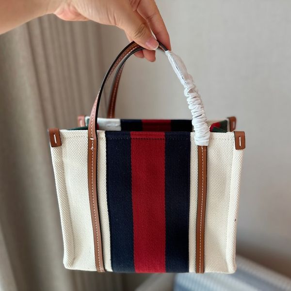 5a brand designer bag new red and green striped canvas tote women's small handbag crossbody bag shoulder bag shopping bag size 22 * 20c
5a brand designer bag new red and green striped canvas tote women's small handbag crossbody bag shoulder bag shopping bag size 22 * 20c