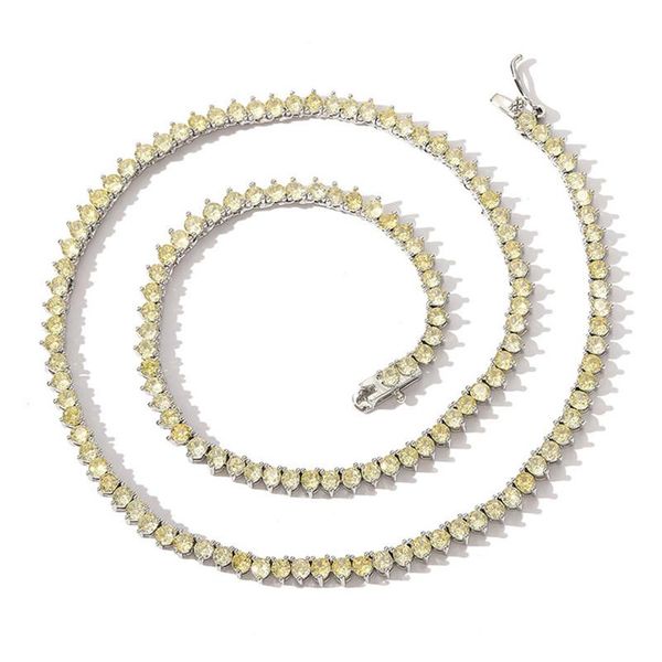 necklaces 3mm yellow tennis chain choker 16/18 inch 3 colors cz stone hip hop jewelry necklace for men women, Silver
necklaces 3mm yellow tennis chain choker 16/18 inch 3 colors cz stone hip hop jewelry necklace for men women, Silver