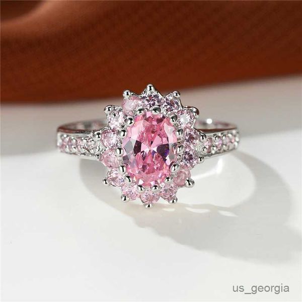 band rings luxury female big oval ring charm silver color love engagement ring crystal pink zircon stone wedding rings for women r230625
band rings luxury female big oval ring charm silver color love engagement ring crystal pink zircon stone wedding rings for women r230625