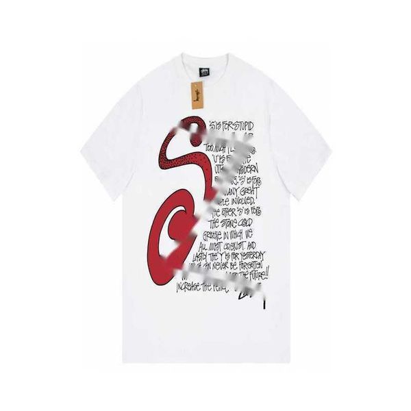 stusss big s talk print fashion brand loose short sleeve t-shirt unisex, White;black
stusss big s talk print fashion brand loose short sleeve t-shirt unisex, White;black