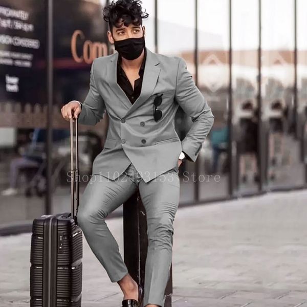 men's suits blazers 2023 latest designs fashion men 2 pieces double breasted slim fit casual groom wedding party suit trajes de hombre, White;black
men's suits blazers 2023 latest designs fashion men 2 pieces double breasted slim fit casual groom wedding party suit trajes de hombre, White;black