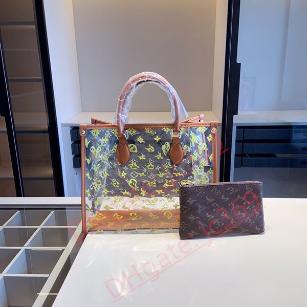 2023 fashion designer bags transparent jelly tote bags ladies tote bag one shoulder crossbody large shopping bag 2 piece set pvc 15 styles
2023 fashion designer bags transparent jelly tote bags ladies tote bag one shoulder crossbody large shopping bag 2 piece set pvc 15 styles