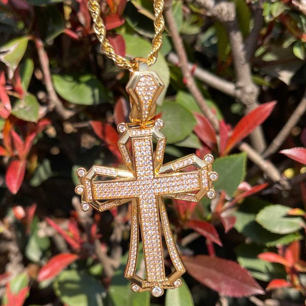 pendant necklaces bubble letter iced out cross for men cubic zirconia prong setting hollow shape real gold plated hip hop jewelry 2023 trend, Silver
pendant necklaces bubble letter iced out cross for men cubic zirconia prong setting hollow shape real gold plated hip hop jewelry 2023 trend, Silver