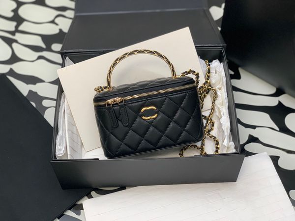 2023 new women's crossbody bag high-end custom quality shoulder bag handle box handbag with mirror lipstick check delicate sheepskin ma
2023 new women's crossbody bag high-end custom quality shoulder bag handle box handbag with mirror lipstick check delicate sheepskin ma