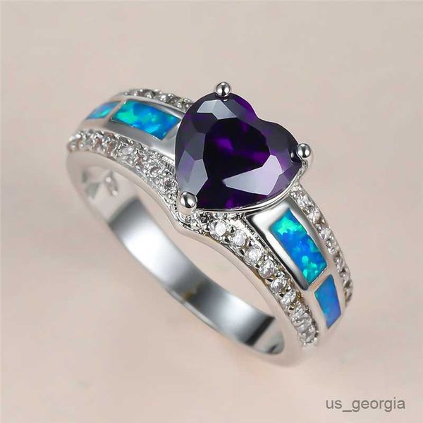 band rings cute female purple heart crystal ring charm silver color wedding ring luxury blue opal stone engagement rings for women r230625
band rings cute female purple heart crystal ring charm silver color wedding ring luxury blue opal stone engagement rings for women r230625