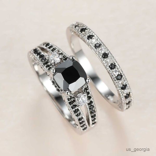 band rings vintage female black white crystal ring set charm silver color wedding rings for women luxury round zircon stone engagement ring
band rings vintage female black white crystal ring set charm silver color wedding rings for women luxury round zircon stone engagement ring