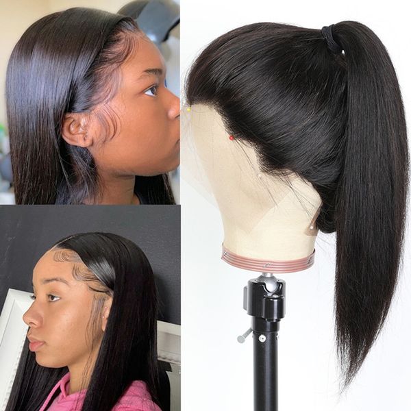 250 density 13x4 lace front human hair wigs straight human hair wigs for women hd lace frontal wig remy 360 lace wig, Black;brown
250 density 13x4 lace front human hair wigs straight human hair wigs for women hd lace frontal wig remy 360 lace wig, Black;brown