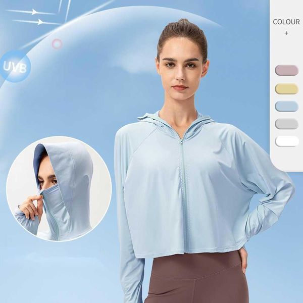 women's sunscreen clothing ice silk cool outdoor sports uv protection long sleeve upf50+cycling, Black
women's sunscreen clothing ice silk cool outdoor sports uv protection long sleeve upf50+cycling, Black