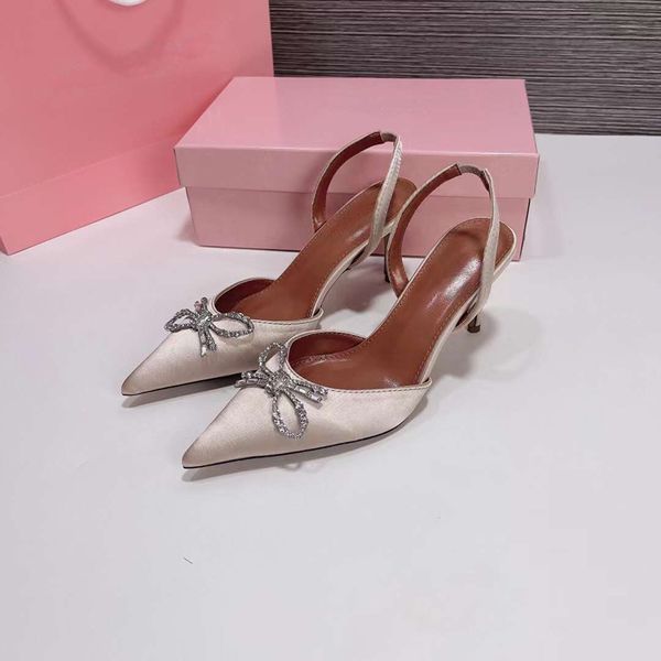 fashion sandals women pumps crystal double bow 70 mm embellished italy popular satin pointed toes elasticated slingback strap designer sanda, Black
fashion sandals women pumps crystal double bow 70 mm embellished italy popular satin pointed toes elasticated slingback strap designer sanda, Black