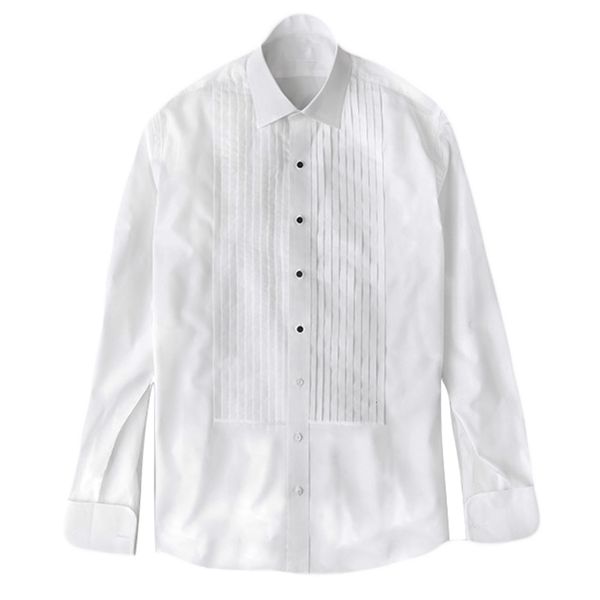 men's suits blazers elegant tuxedo shirt worn with studs four buttons removable formal wedding shirts custom made pleated front 230625, White;black
men's suits blazers elegant tuxedo shirt worn with studs four buttons removable formal wedding shirts custom made pleated front 230625, White;black