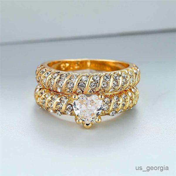 band rings crystal female heart engagement ring set white stone double rings vintage gold color wedding rings for women jewelry r230625, Silver
band rings crystal female heart engagement ring set white stone double rings vintage gold color wedding rings for women jewelry r230625, Silver