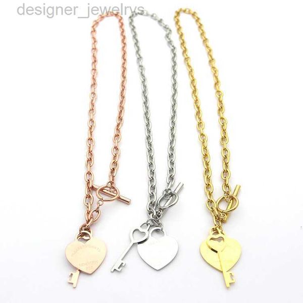 womens heart key necklace designer jewelry ot buckle thick necklace gold/silvery/rose gold complete brand as wedding christmas gift, Silver
womens heart key necklace designer jewelry ot buckle thick necklace gold/silvery/rose gold complete brand as wedding christmas gift, Silver