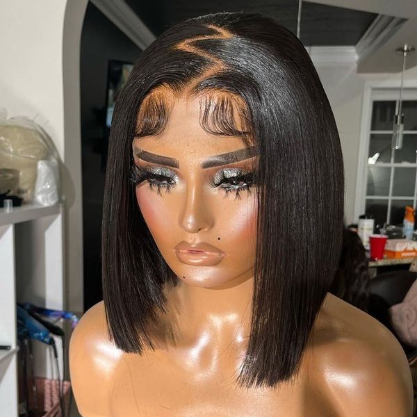 short bob wig brazilian hair straight human hair lace frontal wigs for women 13x1 t part human hair wigs 200% density pre pluck, Black;brown
short bob wig brazilian hair straight human hair lace frontal wigs for women 13x1 t part human hair wigs 200% density pre pluck, Black;brown