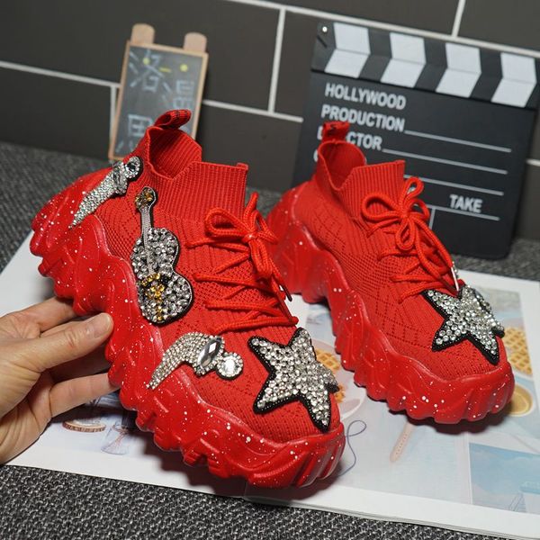 womens round toe knitted knits sneakers platform high heel diy beads sequins rhinestones shoes girls gift black white new 2023
womens round toe knitted knits sneakers platform high heel diy beads sequins rhinestones shoes girls gift black white new 2023