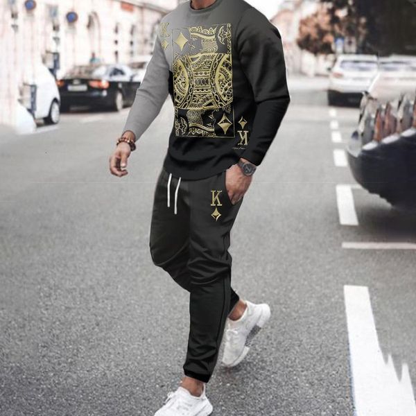 men's tracksuits spring sweatpants clothes 3d vintage long sleeved suit autumn t shirt set casual loose tracksuit outfits 230625, Gray
men's tracksuits spring sweatpants clothes 3d vintage long sleeved suit autumn t shirt set casual loose tracksuit outfits 230625, Gray