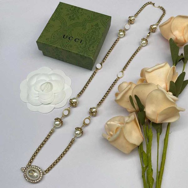 double water diamond brass material necklace new versatile and niche design sweater chain, Silver
double water diamond brass material necklace new versatile and niche design sweater chain, Silver