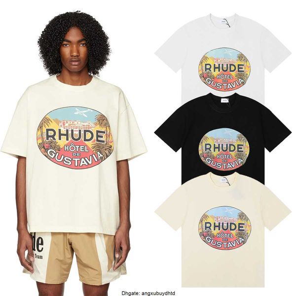 mens designer rhude t-shirt luxury tees fashion brand t shirts mens womens short sleeve summer casual streetwear clothing clothes, White;black
mens designer rhude t-shirt luxury tees fashion brand t shirts mens womens short sleeve summer casual streetwear clothing clothes, White;black