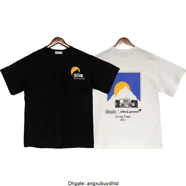 rhude t shirts co-branded formula f1 racing sunset print round neck casual men and women loose summer short-sleeved t-shirt, White;black
rhude t shirts co-branded formula f1 racing sunset print round neck casual men and women loose summer short-sleeved t-shirt, White;black