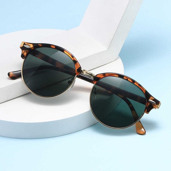 sunshade classic fashion men's new metal frame punk sunglasses, White;black