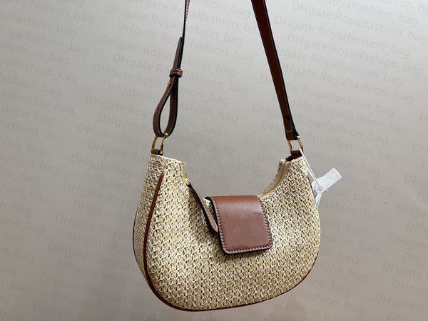 luxury straw woven bag women underarm bag adjustable shoulder strap single shoulder bag leather metal buckle flip bag designer bag
luxury straw woven bag women underarm bag adjustable shoulder strap single shoulder bag leather metal buckle flip bag designer bag