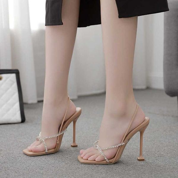 lady sandals ladies heels women's shoes with thin square toe large size rhinestone straight line high and flip 230615, Black
lady sandals ladies heels women's shoes with thin square toe large size rhinestone straight line high and flip 230615, Black